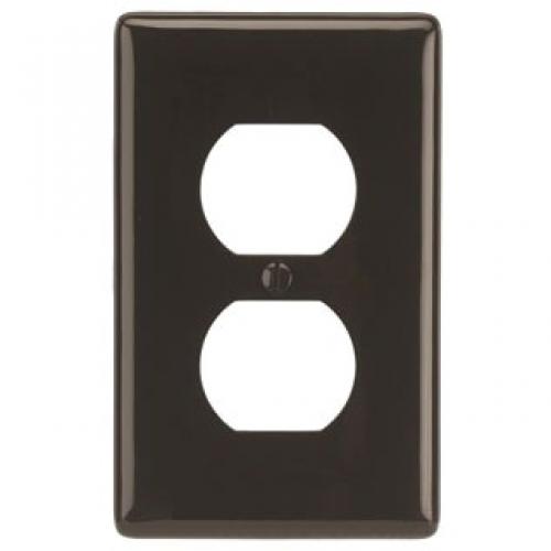 WALLPLATE, 1-G, 1) DUP, BR